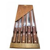 Case XX Stainless Steak Knife Set in Wood Box
