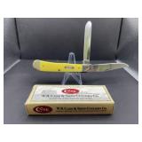 Case 3254 CV Yellow Trapper Pocket Knife