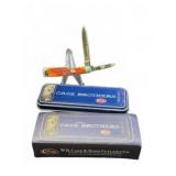Case Brothers Two-Blade Pocket Knife with Tin