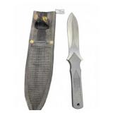 Double Edged Fixed Blade Knife with Sheath