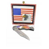 Souvenir Folding Knife With Eagle Motif