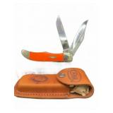 Case XX 10265 SS Orange Folding Hunter Knife