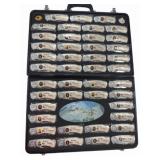 43-Piece U.S. President Knife Set in Case