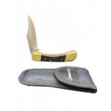Folding Pocket Knife with Sheath