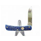 Case XX 6177 SS Blue Jigged Handle Knife