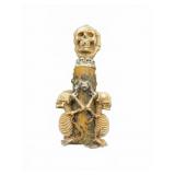 Skull Handle Dagger With Skeleton Stand