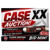 Auction is Case XX, Winchester, Remington and more