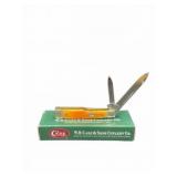 Case 6215 SS Gunstock Pocket Knife Orange
