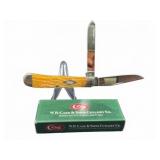 Case XX 6254 SS Trapper Knife Amber Bone