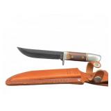 Western USA W66 Fixed Blade Knife With Sheath