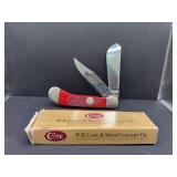 Case XX 62100 SS Red Bone Folding Knife