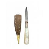 Letter Opener with Mother of Pearl Handle