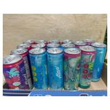 Flavored Sparkling Energy Drinks, 17 Cans