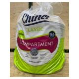 Chinet Classic Compartment Plates, Pack of 165