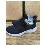 Black Knit Running Shoes, Size 10.5