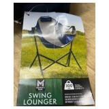 Collapsible Swing Lounger Chair with Carry Bag