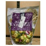 Seasoned Croutons Made with French Bread
