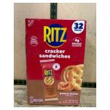 Ritz Cracker Sandwiches with Peanut Butter
