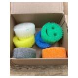Multi-Colored Scrubbing Sponges