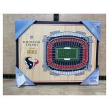 Houston Texans 3D Stadium Wall Art