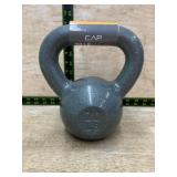 Gray Cast Iron Kettlebell, 20 LB by CAP