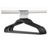 50-Pack Black Heavy-Duty Rubberized Hangers