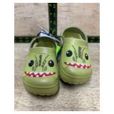 Youth Size 7 Green Monster Clogs