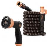 Expandable Garden Hose with Spray Nozzle