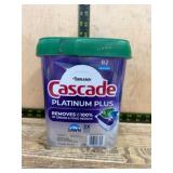 Cascade Platinum Plus Dishwasher Detergent, 82 Pod