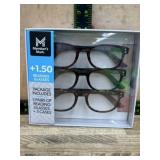3 Tortoise-Frame Reading Glasses