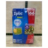 Ziploc Slider Storage Variety Pack, 166 Bags