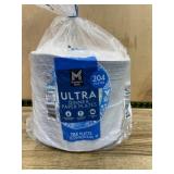Pack of 204 Ultra Dinner Paper Plates