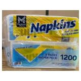 Pack of 1200 Disposable Napkins