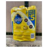 Pledge Lemon Furniture Polish, Pack of 3