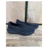 Black Slip-On Shoes with Memory Foam Insole