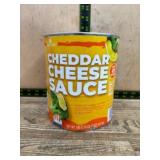 Cheddar Cheese Sauce in Metal Can
