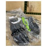 Black Brooklyn Buckle Low Sandals