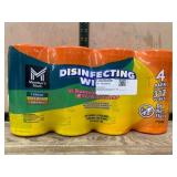 Pack of Disinfecting Wipes, 4-Pack, 312 Total Wipe