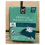 Pack of 240 XL Disposable Washcloths