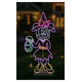 4-Foot Neon Minnie Mouse Halloween Decoration