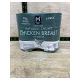Six-Pack Natural Chunk Chicken Breast in Water