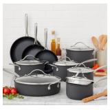 15-Piece Hard Anodized Nonstick Cookware Set