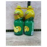 Lemon Juice Plastic Bottles, 2-Pack
