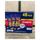48-Pack Salted Peanuts Individual Bags