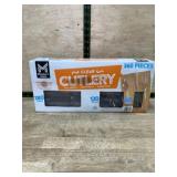 Clear Plastic Cutlery Set, 360 Pieces