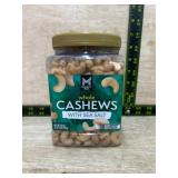 Container of Whole Cashews With Sea Salt