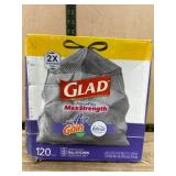 Glad ForceFlex Kitchen Drawstring Trash Bags