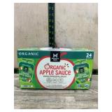 Organic Apple Sauce Pouches, 24 Count