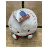 White Sports Plush Baseball Toy
