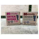 Hornady Critical Defense Ammo, 2 Boxes
